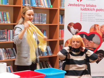Spotkanie edukacyjne Klubu Zdrowia prowadzone przez Joannę Smyk
